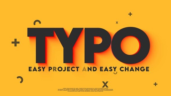 Videohive New Typo Intro V 0.2 Openers template preview