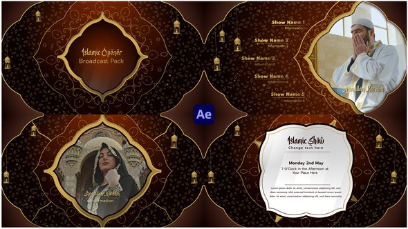 Videohive Ramadan Broadcast Opener Package Ramadan template preview