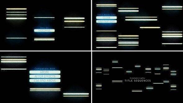 Videohive Cinematic Lights: Title Sequence Titles template preview