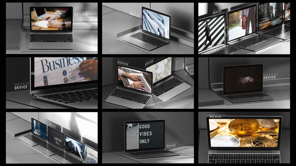 Videohive Laptop Mockup Product Promo template preview