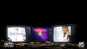 Videohive Old TV Opener Logo Openers template preview