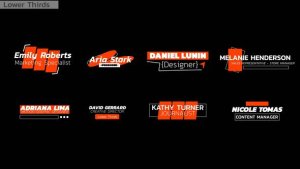 Videohive Lower Thirds | AE 55830118 Elements template preview