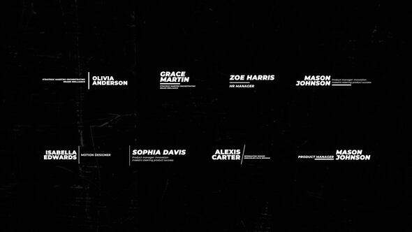 Videohive Minimal Lower Thirds | AE 48801890 Titles template preview