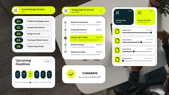 Videohive Progress Infographic Infographics template preview