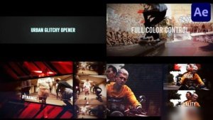 Videohive Urban Glitchy Opener for After Effects Openers template preview