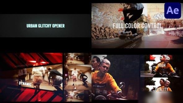Videohive Urban Glitchy Opener for After Effects