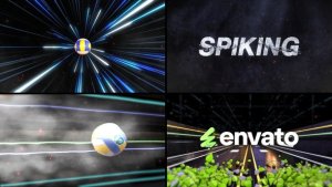 Videohive Volleyball Bumper 2 (2 Bumpers) Logo Stings template preview