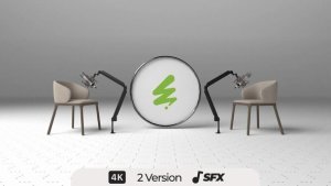 Videohive The Podcast Intro 54915763 Logo Stings template preview