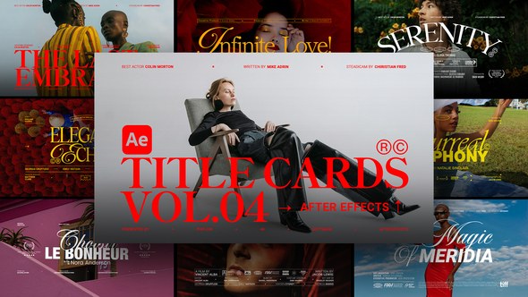 Videohive Title Card Vol. 04 Ae Titles template preview