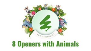Videohive 8 Opener with Cartoon Animals Openers template preview