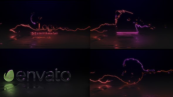 Videohive Electric Light Logo Reveal Logo Stings template preview