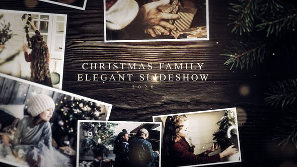 Videohive Christmas Family Elegant Slideshow Elements template preview