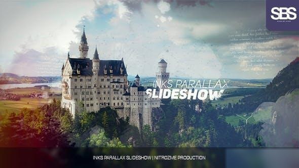Videohive Inks Parallax Slideshow 19237631 Openers template preview