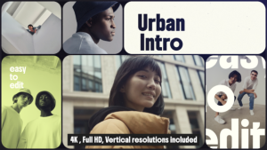 Videohive Bento Urban Intro Openers template preview