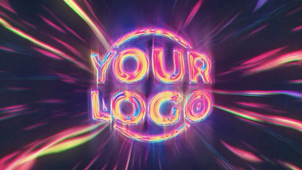 Videohive Color Chrome Title & Logo Logo Stings template preview
