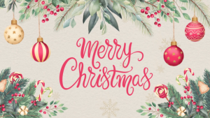 Christmas Card Opener Video Displays template preview