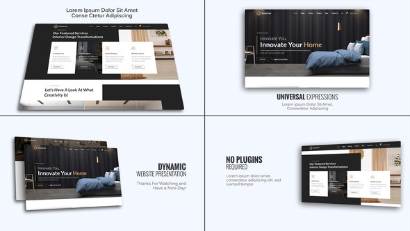 Videohive Dynamic Website Presentation 33109207 Product Promo template preview