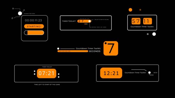 Videohive Countdown Timer Toolkit V29 Elements template preview