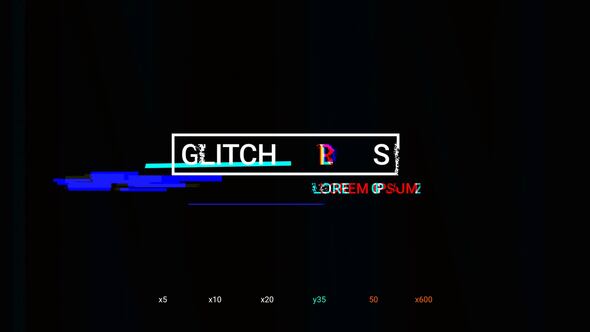 Videohive Cyber Glitch Titles | AE Titles template preview