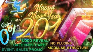 Videohive New Year Pack - Logo Reveal, Sale and Event Promo Logo Stings template preview