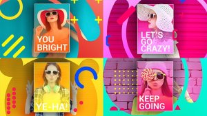 Let's Make Creative Video Displays template preview