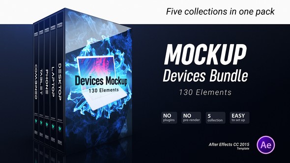 Videohive Devices Mockup Bundle Product Promo template preview