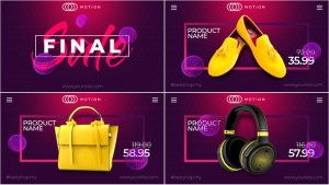 Final SALE - Online Market Video Displays template preview