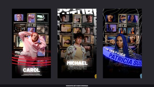 Videohive Old TV Poster Stories Product Promo template preview