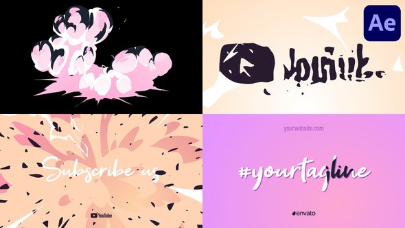 Videohive Explosion Logo Opener for After Effects Logo Stings template preview