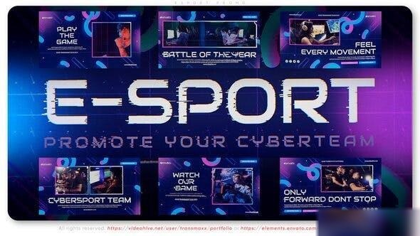 Videohive eSport Promo Openers template preview