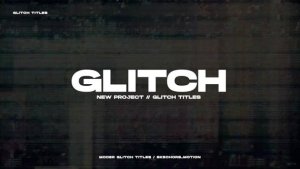 Videohive Glitch Titles | After Effects 46024687 Titles template preview
