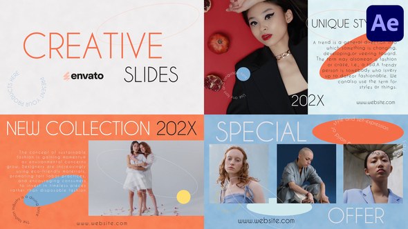Videohive Creative Presentation Slides for After Effects Openers template preview