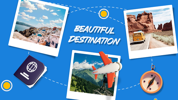 Videohive Travel Slideshow Template Openers template preview