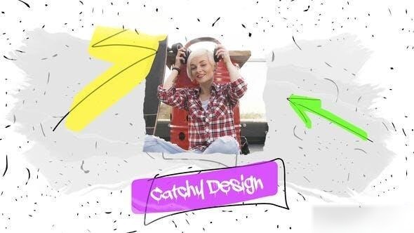 Videohive Colorful Scetch Opener Openers template preview