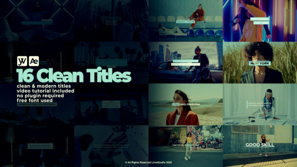 Videohive Clean Titles 44235925 Titles template preview