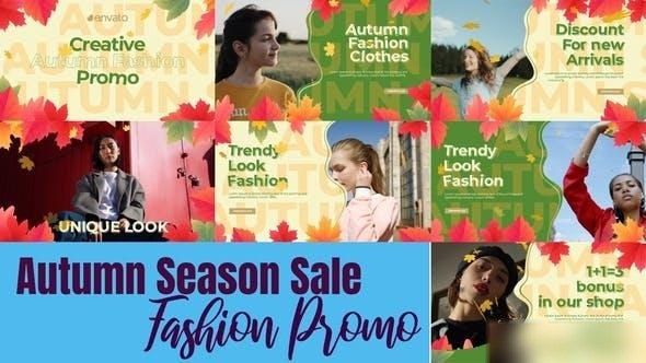 Videohive Autumn Fashion Sale - Fall Season Promo Broadcast-packages template preview