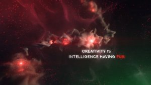 Colorful Galaxy Titles Video Displays template preview