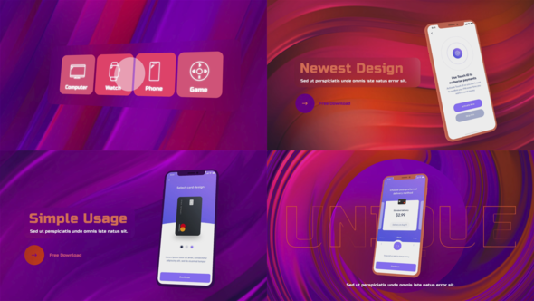 Videohive iModel App Promo Product Promo template preview