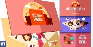 Black Friday Sale - Online Promo Video Displays template preview