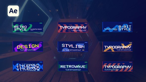 Videohive Glitch Titles 56109644 Titles template preview