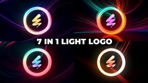 Videohive Light Circle Logo Reveal Logo Stings template preview