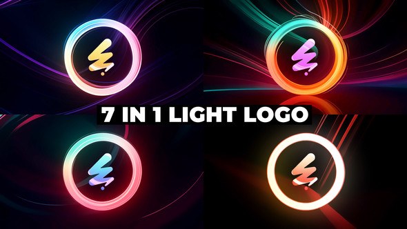Videohive Light Circle Logo Reveal Logo Stings template preview