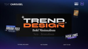 Videohive Text Carousel 60377244 Titles template preview