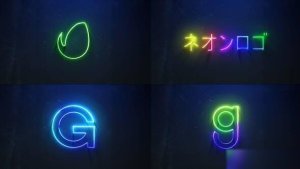 Videohive Neon Logo Reveal 42253138 Logo Stings template preview