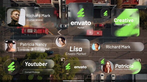Videohive Modern Glass Title Animations 60284757 Titles template preview