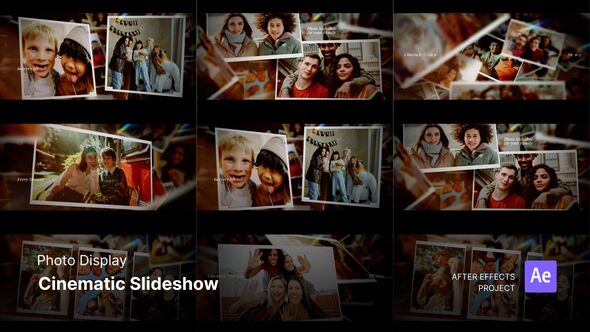 Videohive Photo Display - Cinematic Slideshow After Effects Project Files Video Displays template preview