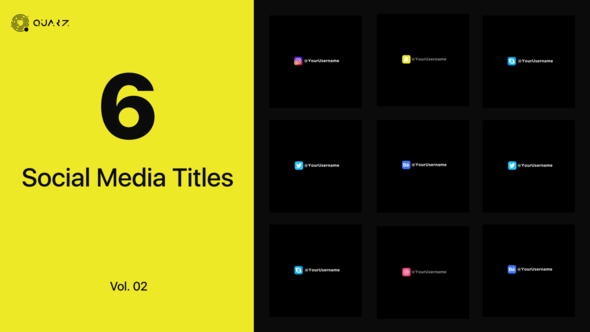 Videohive Social Media Titles Vol. 02 Titles template preview