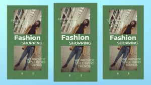 Elegant Vertical Intro Premiere Pro template preview