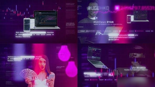 Videohive Financial Stock Market Openers template preview