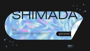 Videohive Minimal Holographic Typo Openers template preview
